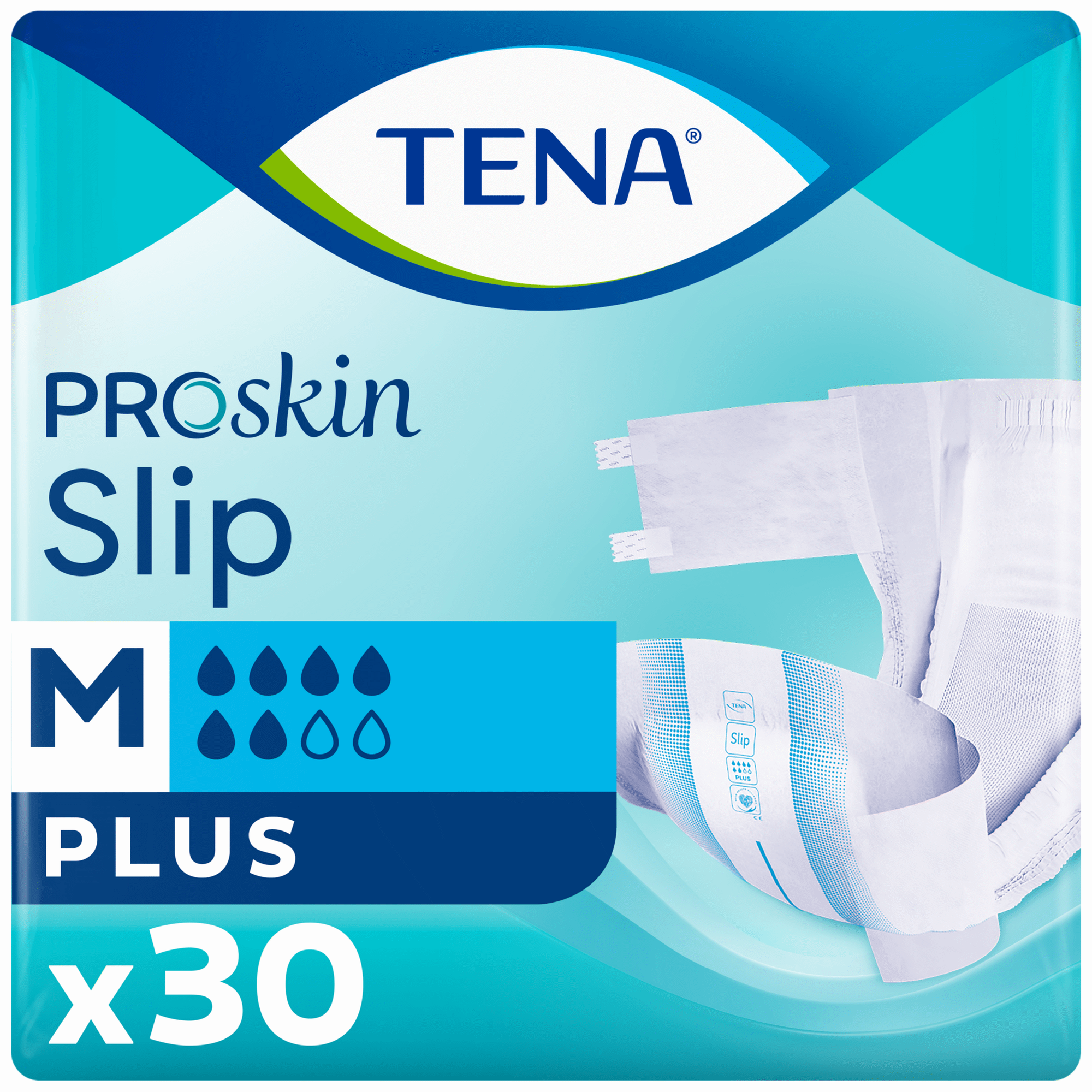 Fraldas Incontin&ecirc;ncia Slip Plus M Tena
