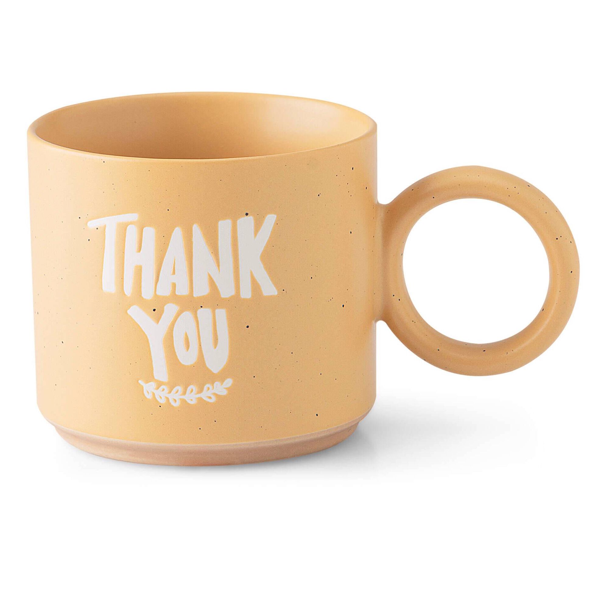 Caneca 490ml Amarela Thank You
