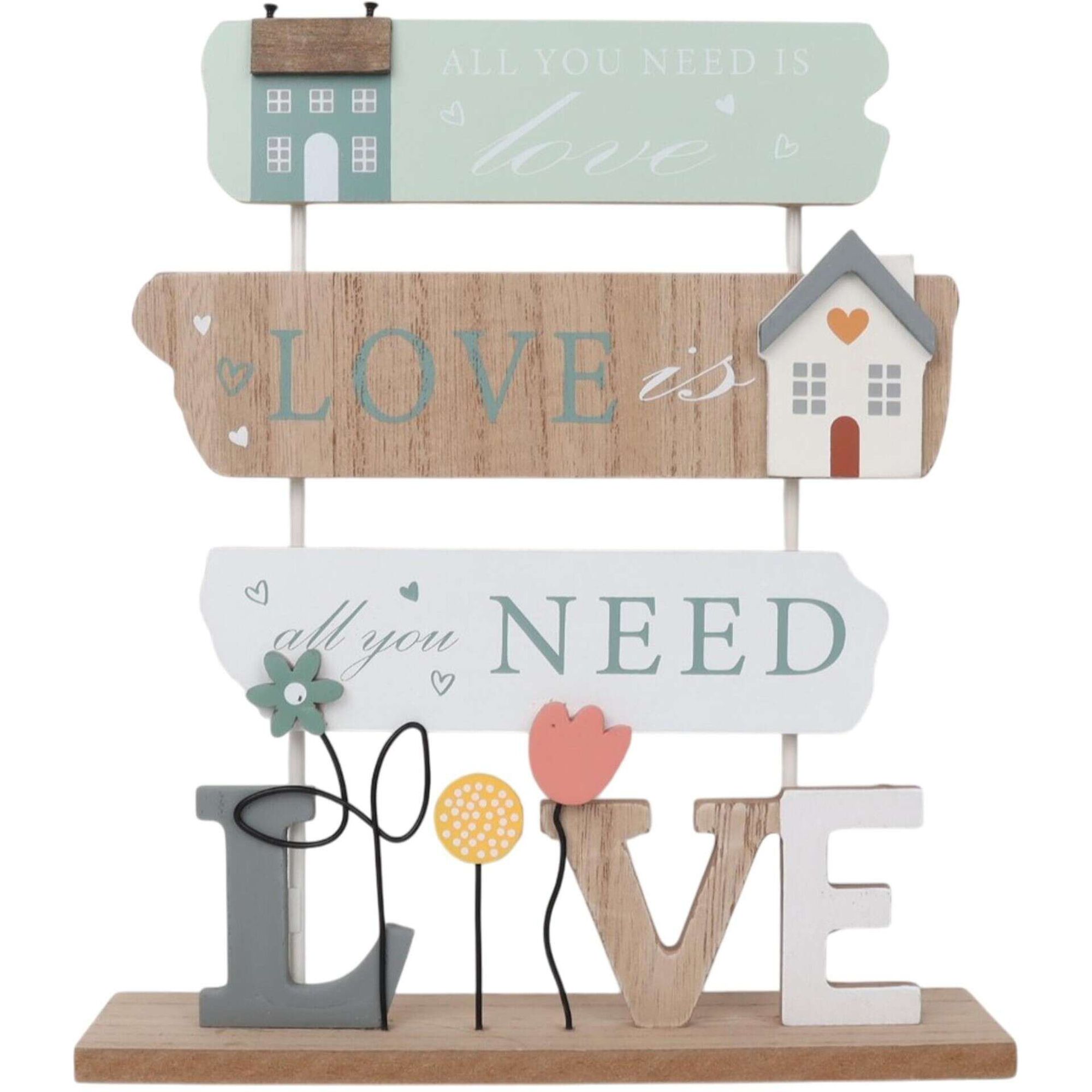 Placa Love Kasa