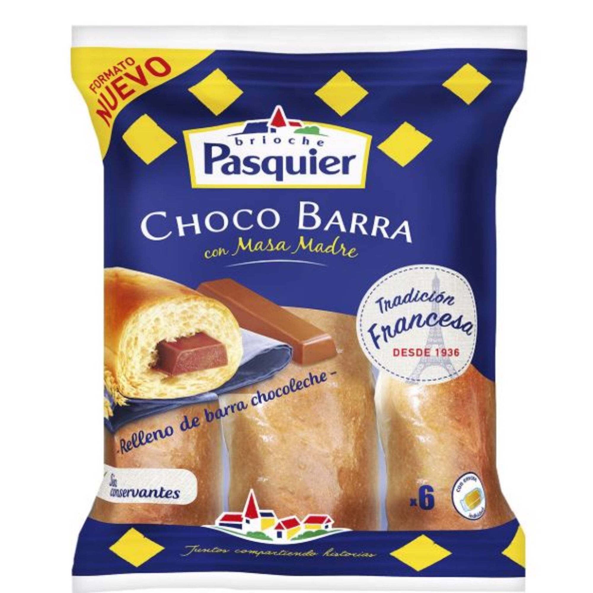 Pão de Leite Brioche com Chocolate