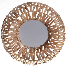 Espelho 46cm com Entran&ccedil;ado Aberto Kasa