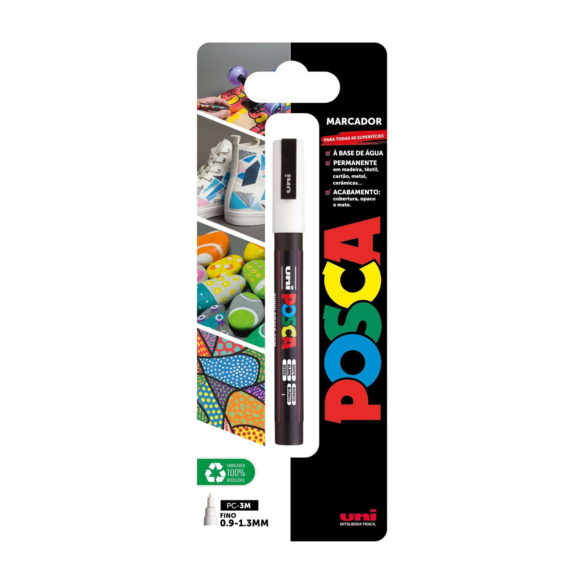Marcador Permanente Posca PC-3M (várias cores) Marcador Permanente Posca PC-3M (várias cores)