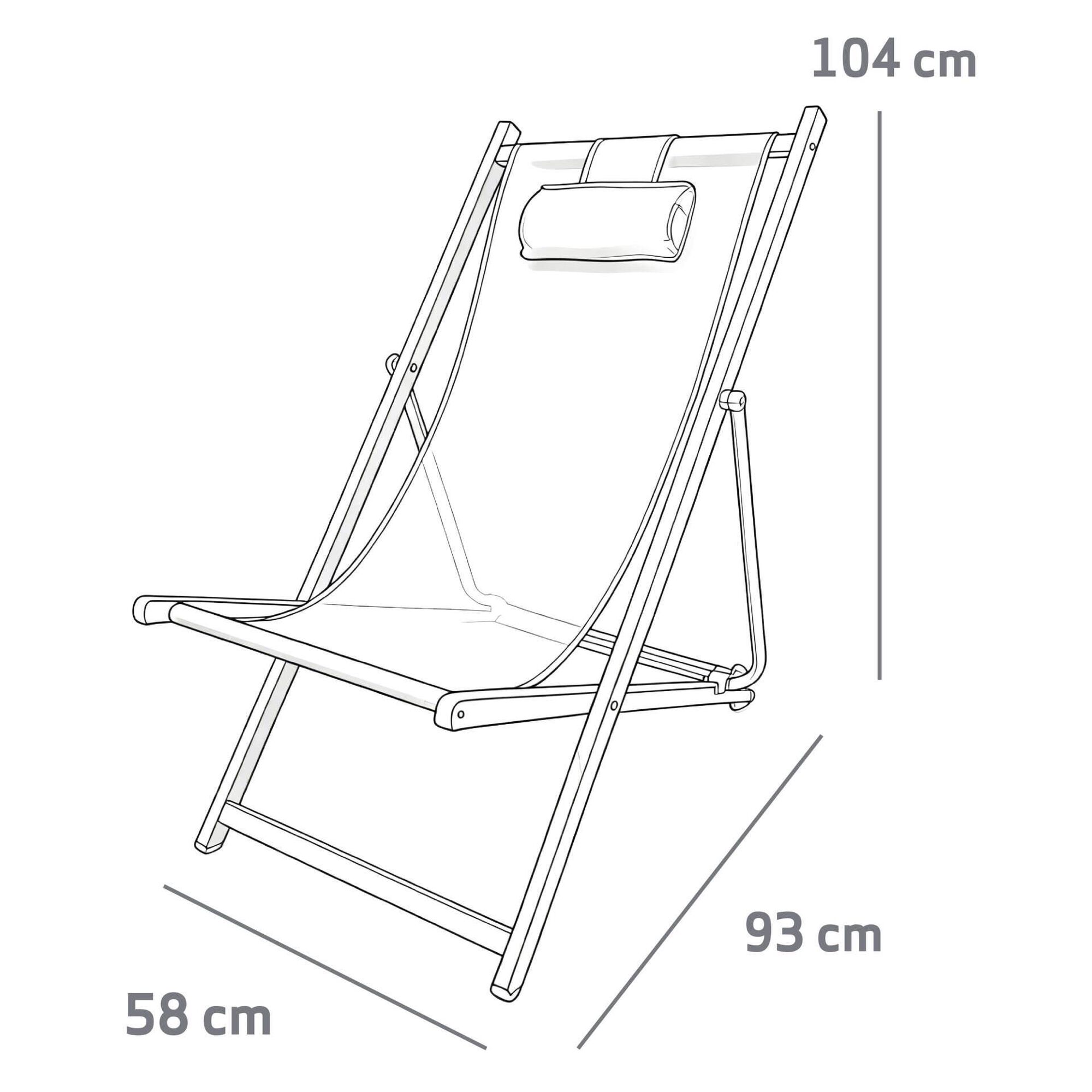 Cadeira Relax com Almofada Metal Verde Kasa