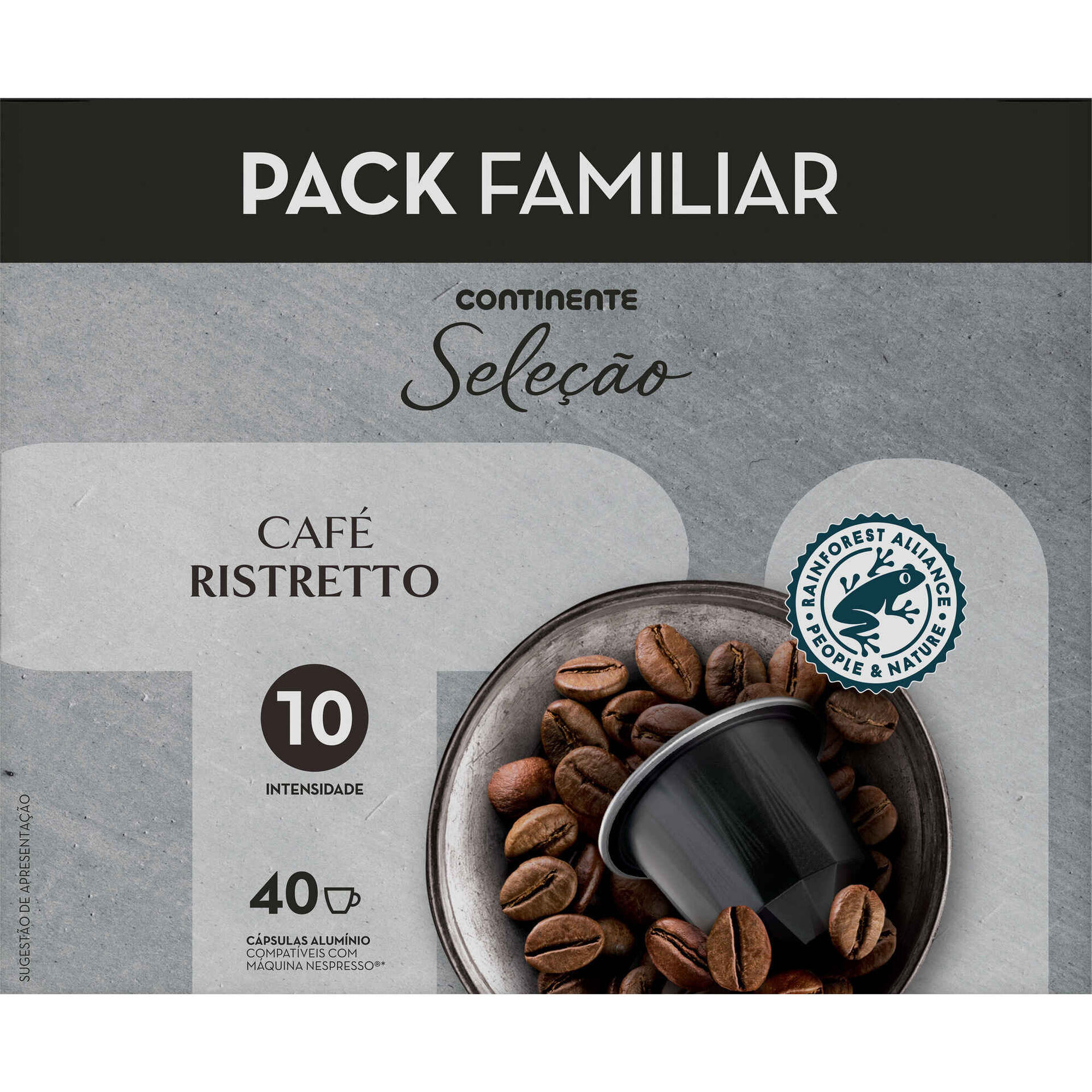 Cápsulas de Café Ristretto Int 10 Pack Familiar
