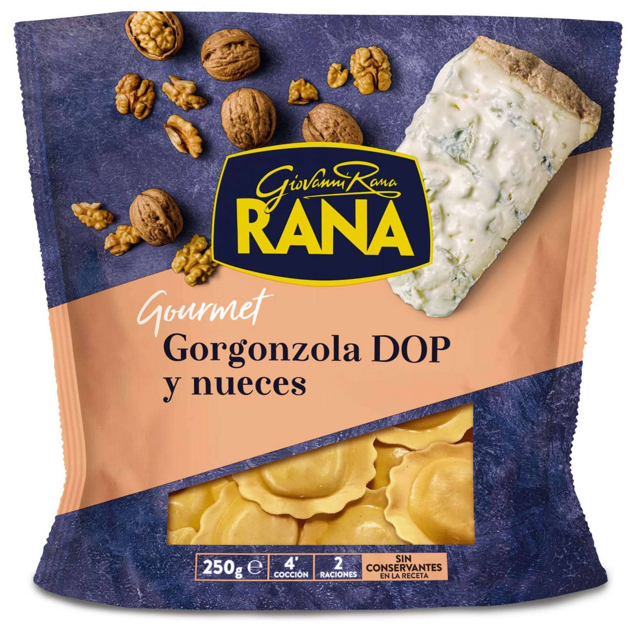 Ravioli Fresco com Gorgonzola e Nozes Ravioli Fresco com Gorgonzola e Nozes