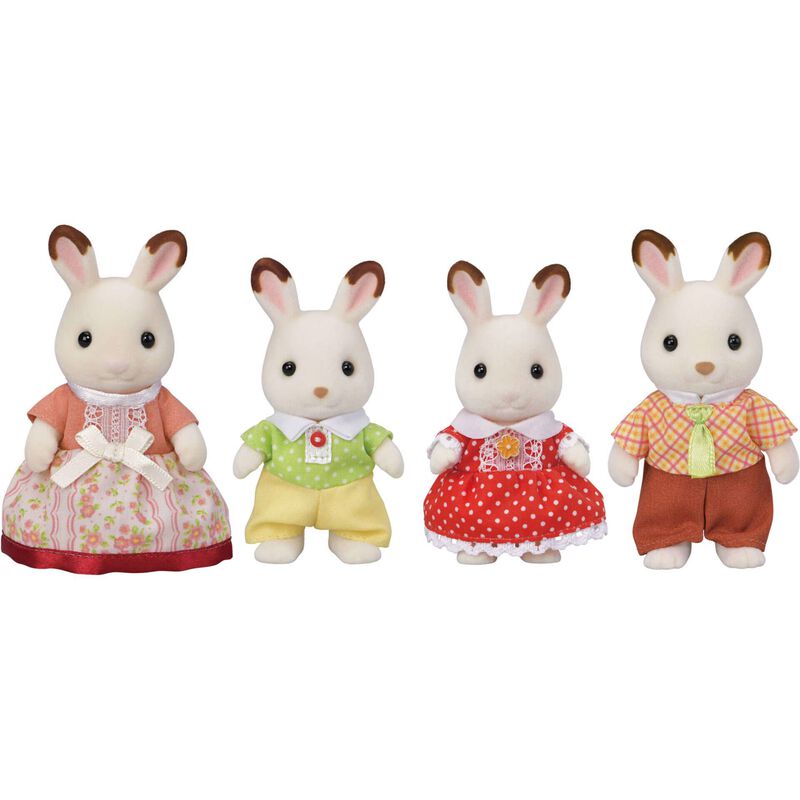 Sylvanian Families - Família Coelho de Chocolate