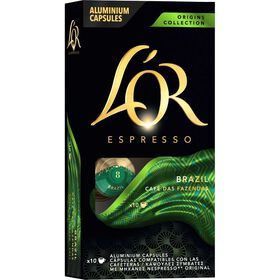 C&aacute;psulas de Caf&eacute; Brasil Int 8 L'Or