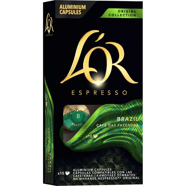 Cápsulas de Café Brasil Int 8 LOr