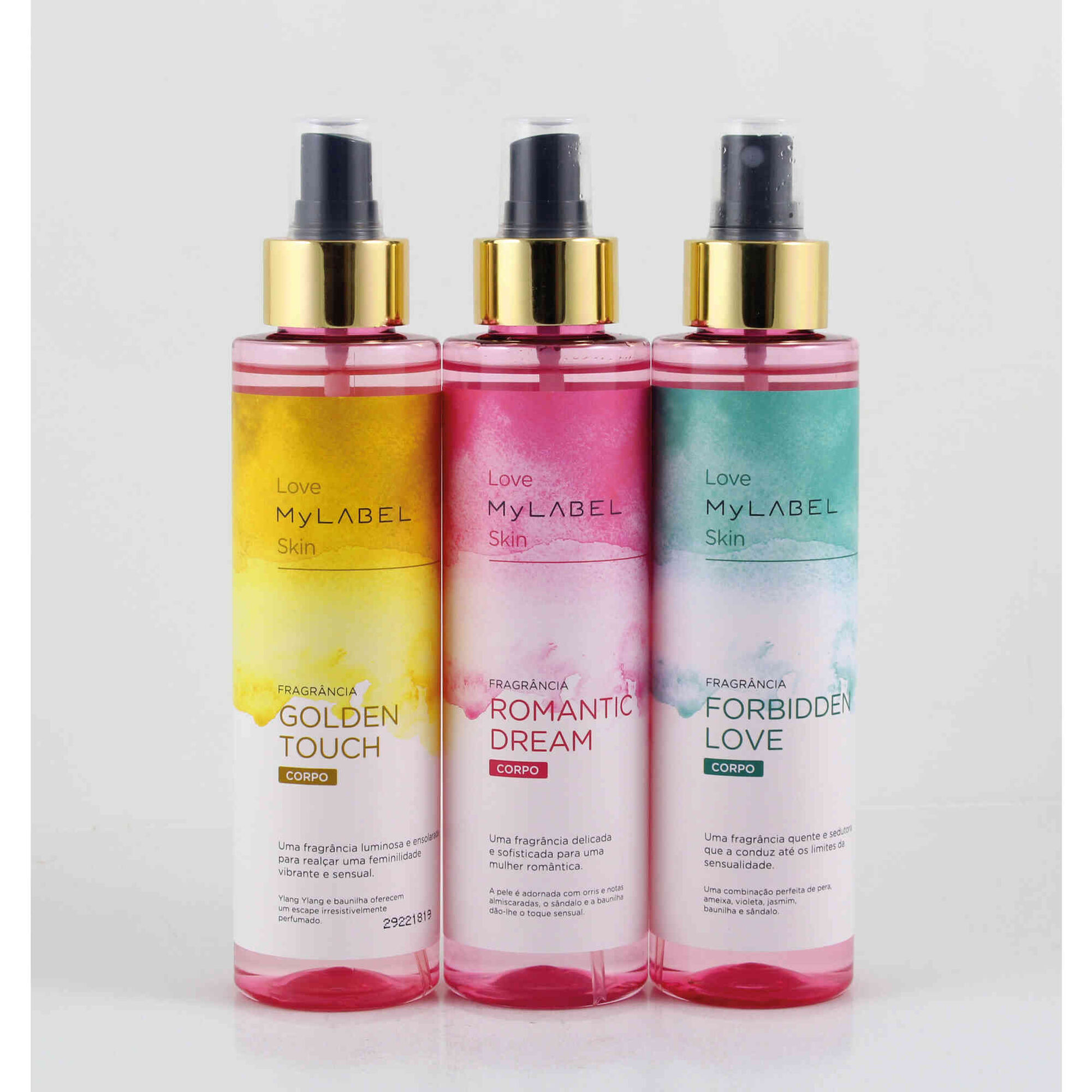 Perfume Senhora Body Mist Golden Touch MyLabel Continente Online