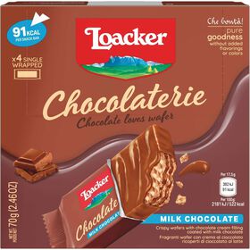 Waffer de Chocolate de Leite Loacker