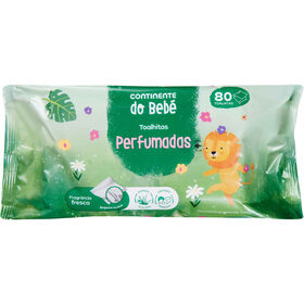 Toalhitas Beb&eacute; Perfumadas Continente do Beb&eacute;