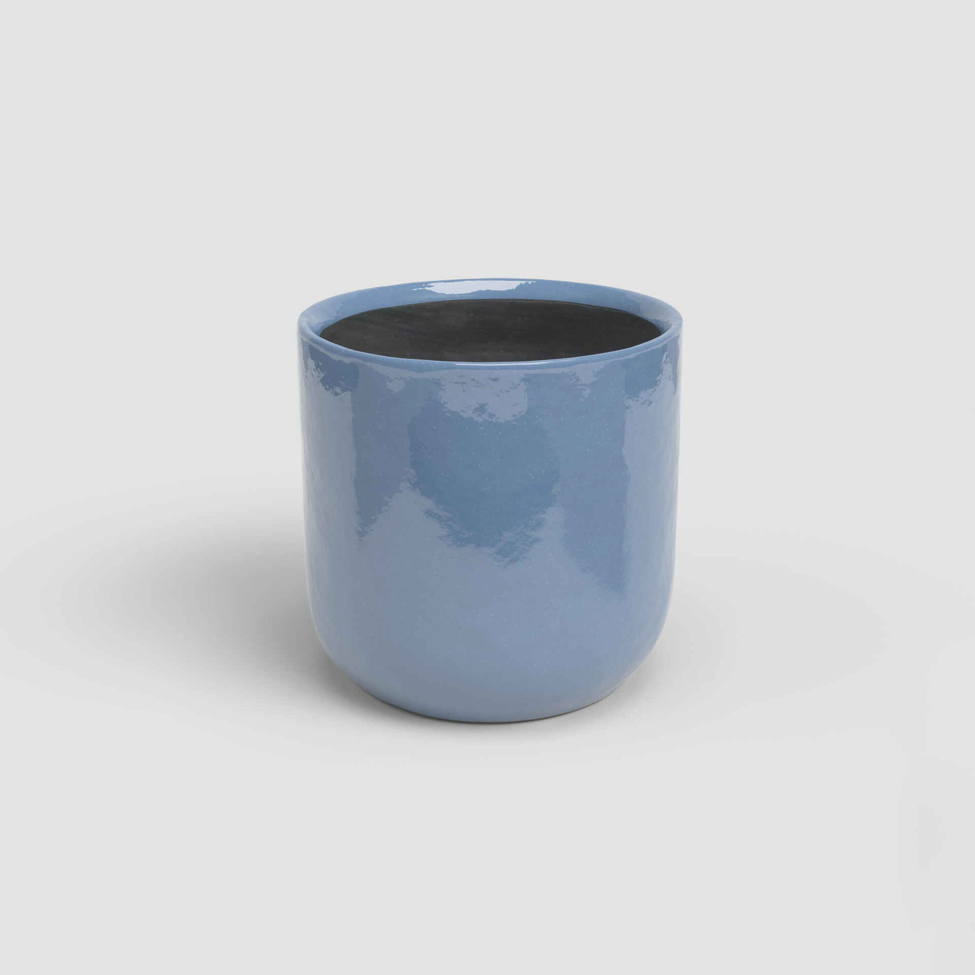 Vaso Redondo J&uacute;piter 16 cm Azul Artevasi
