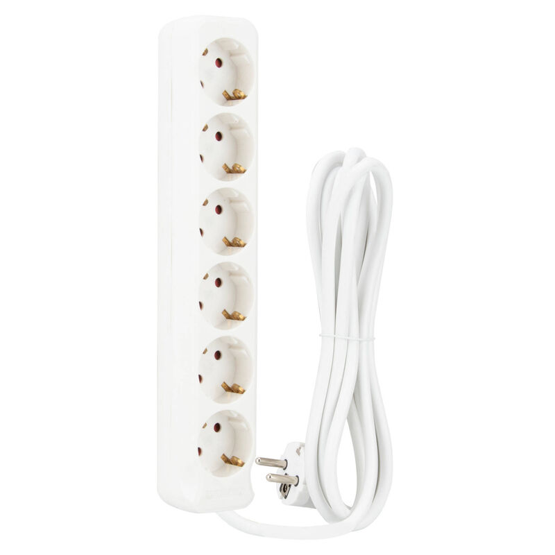 Bloco 6 Tomadas sem Interruptor 1,4 mts Boost