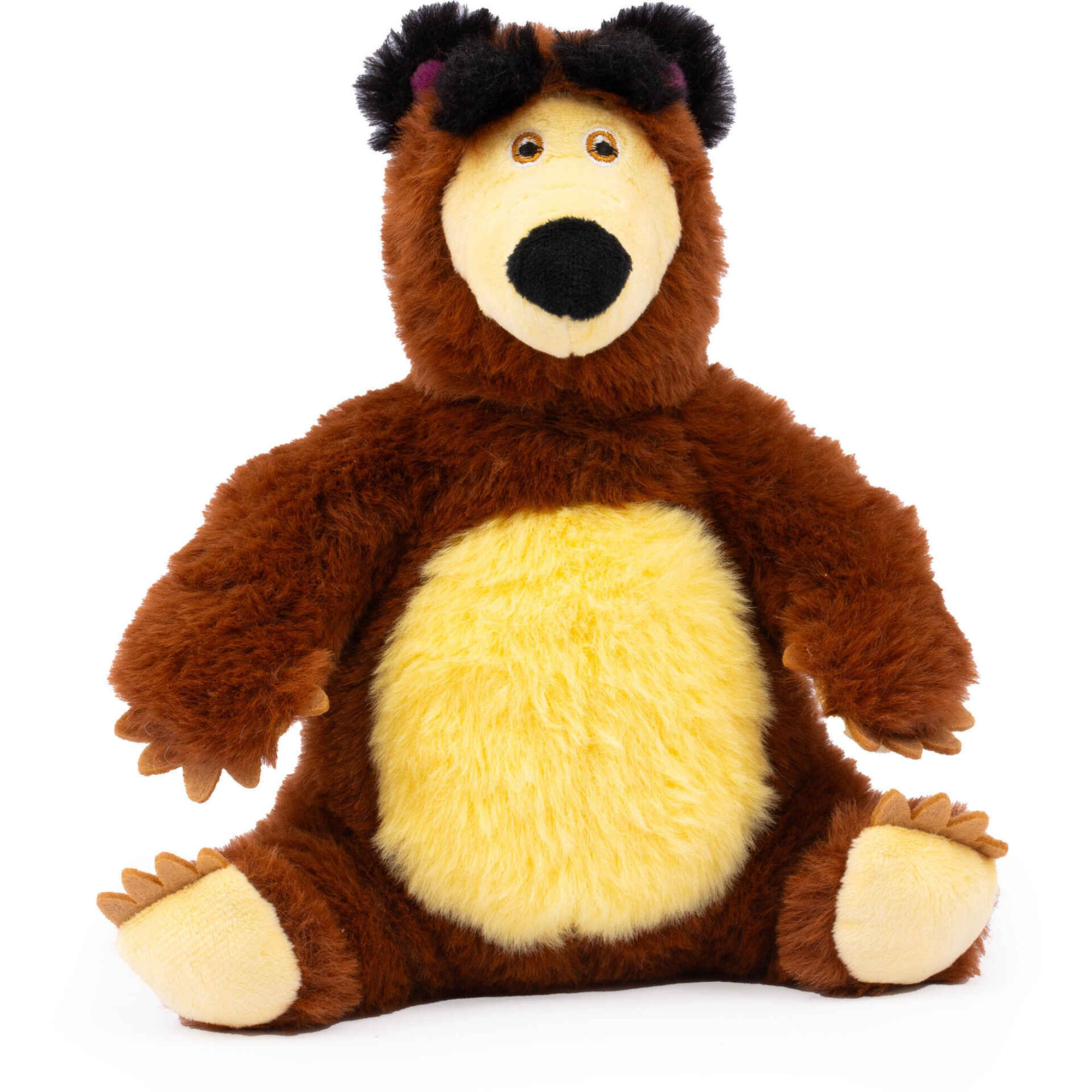 Masha e o Urso - Peluche Urso 20cm e Boneca Masha 10cm