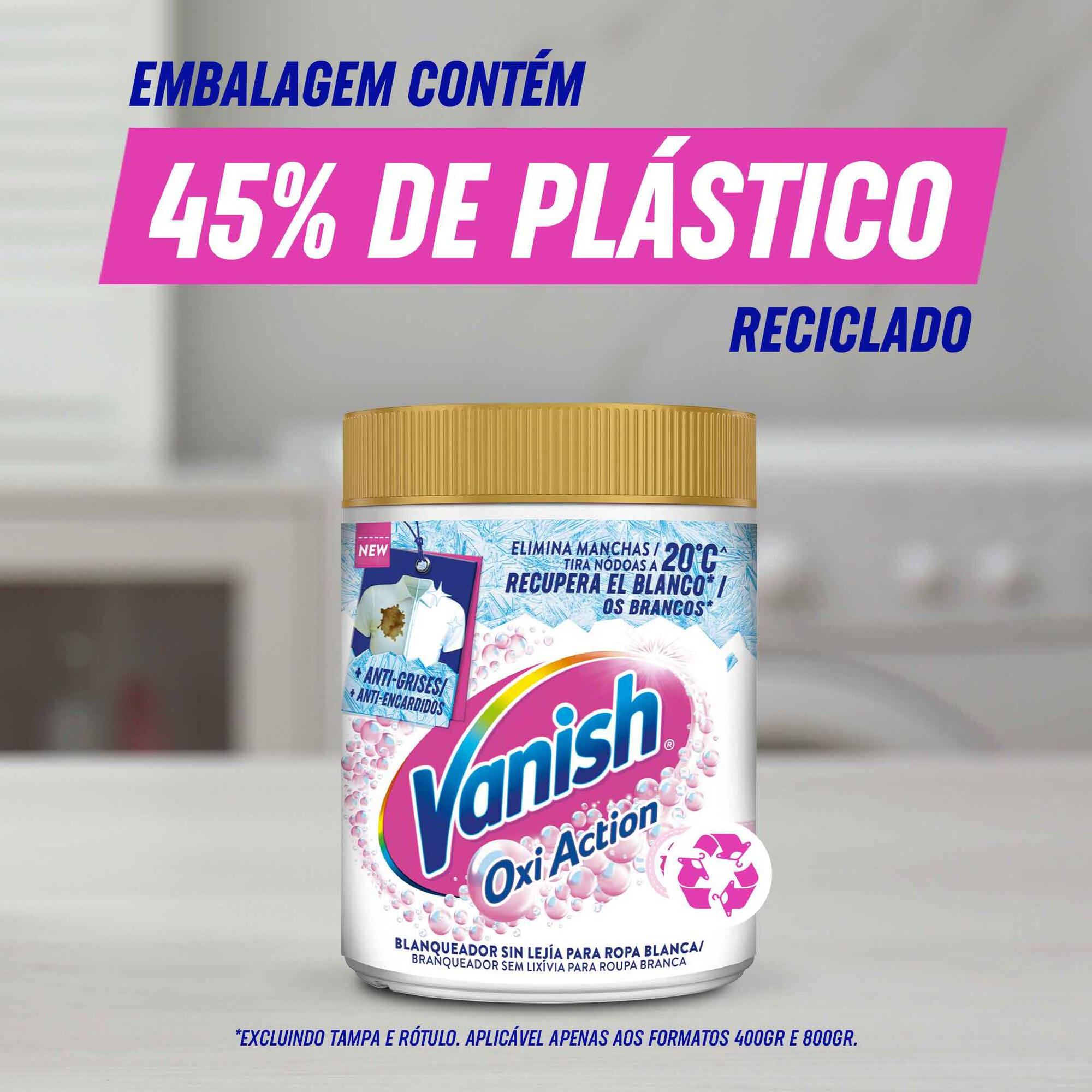 Tira Nódoas Pó Oxi Action Roupa Branca