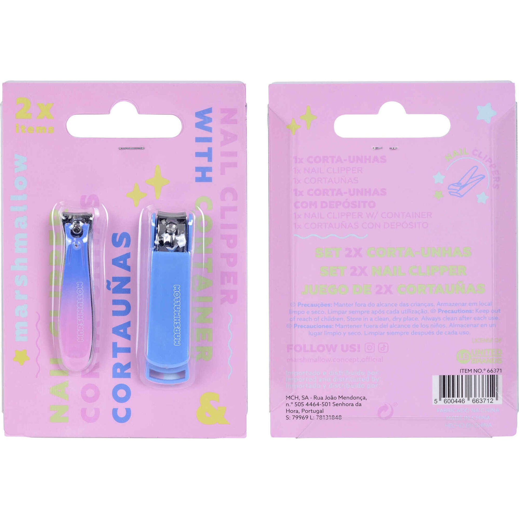 Conjunto 2 Corta Unhas Kasa