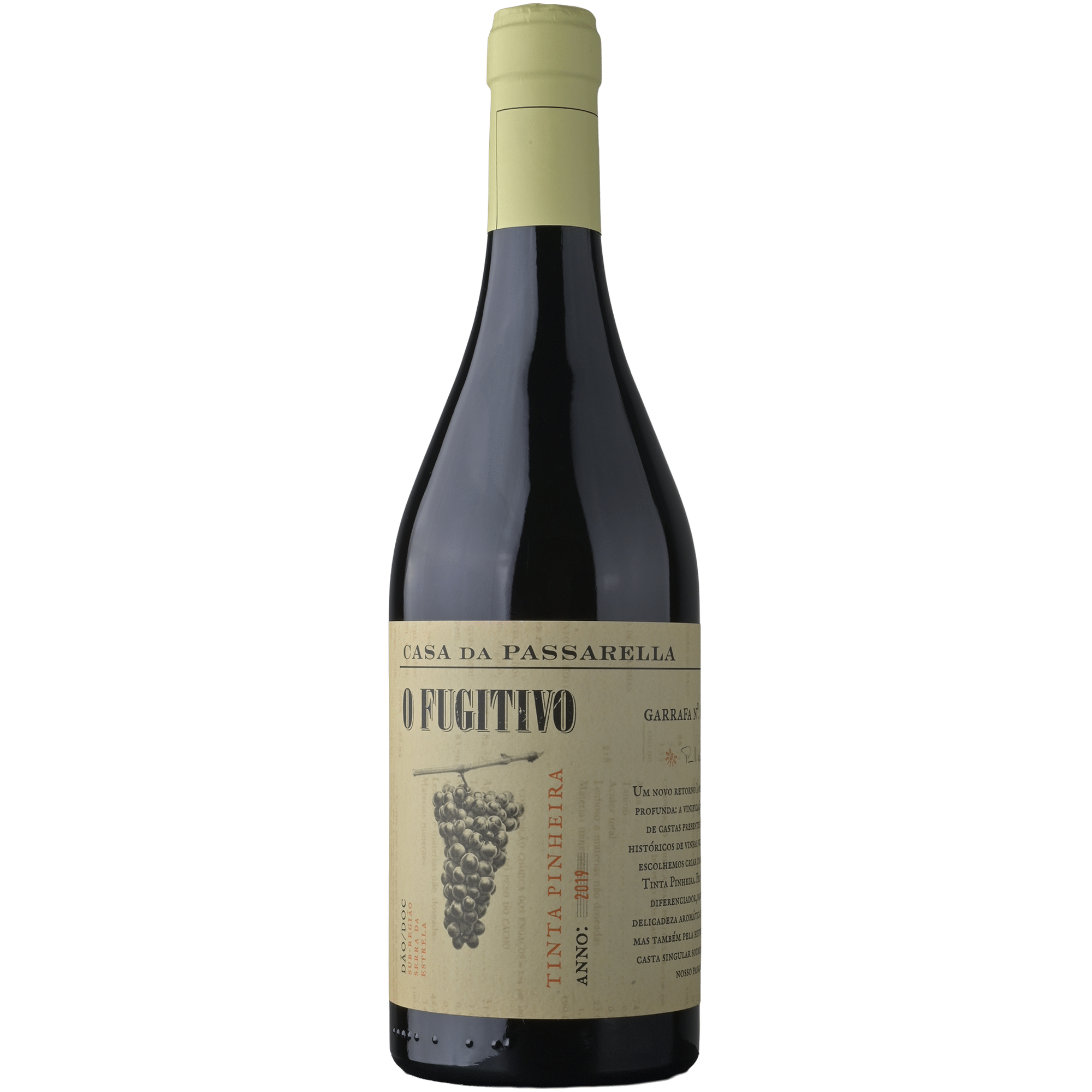 Casa da Passarella O Fugitivo Tinta Pinheira D&atilde;o Vinho Tinto