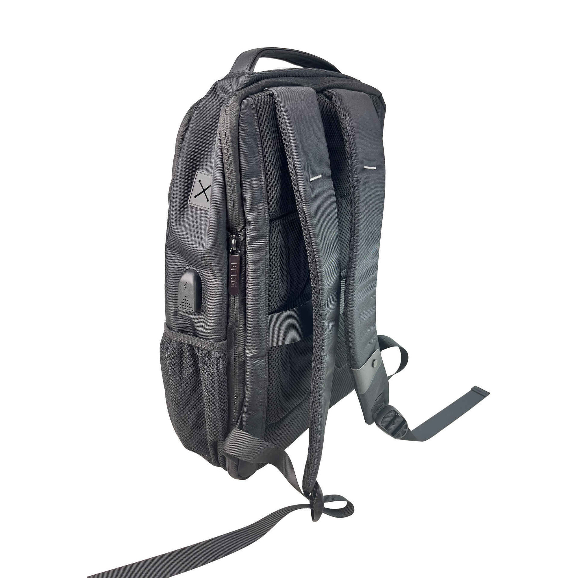 Mochila de Escrit&oacute;rio Expans&iacute;vel 20-30L Preta