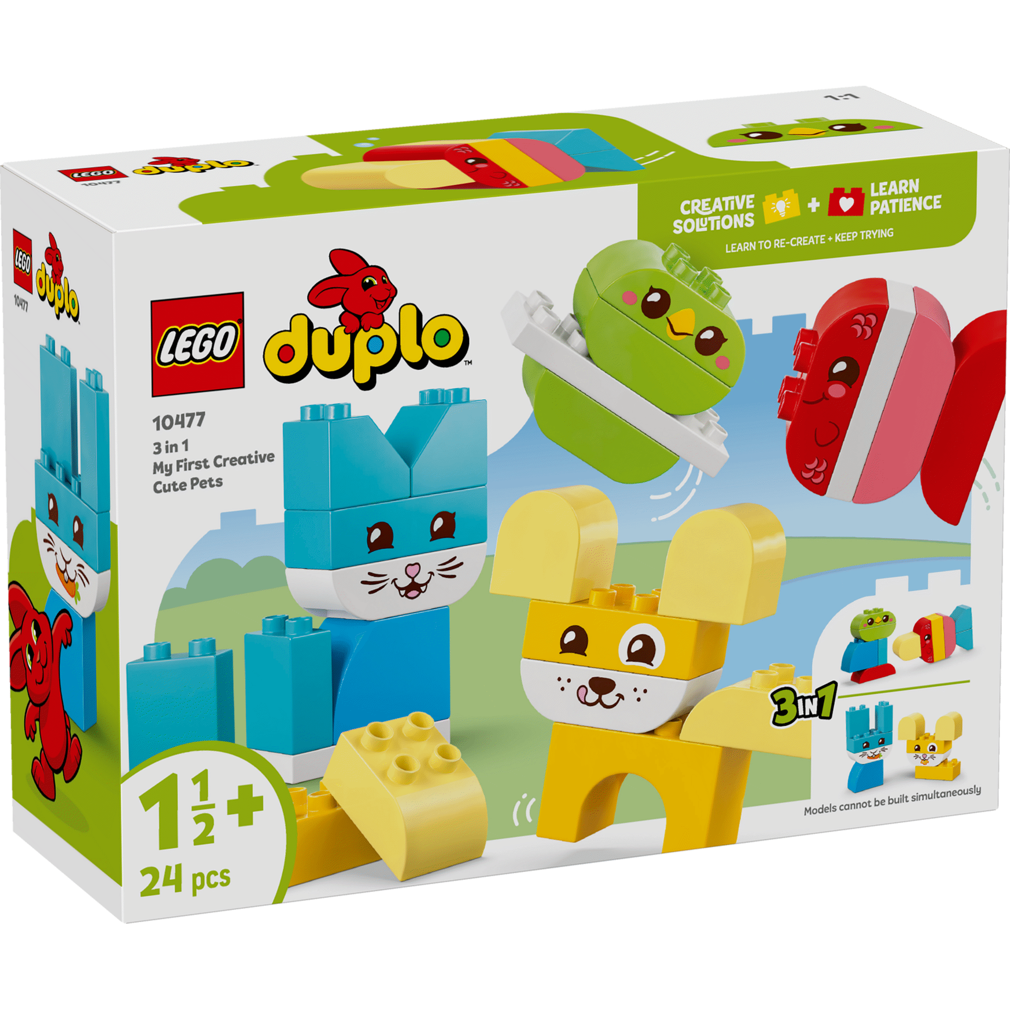 LEGO Duplo - Animais Criativos Ador&aacute;veis 3 em 1 - 10477