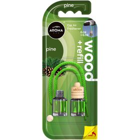 Ambientador Frasco Wood Double Fresh Pine Aroma Car