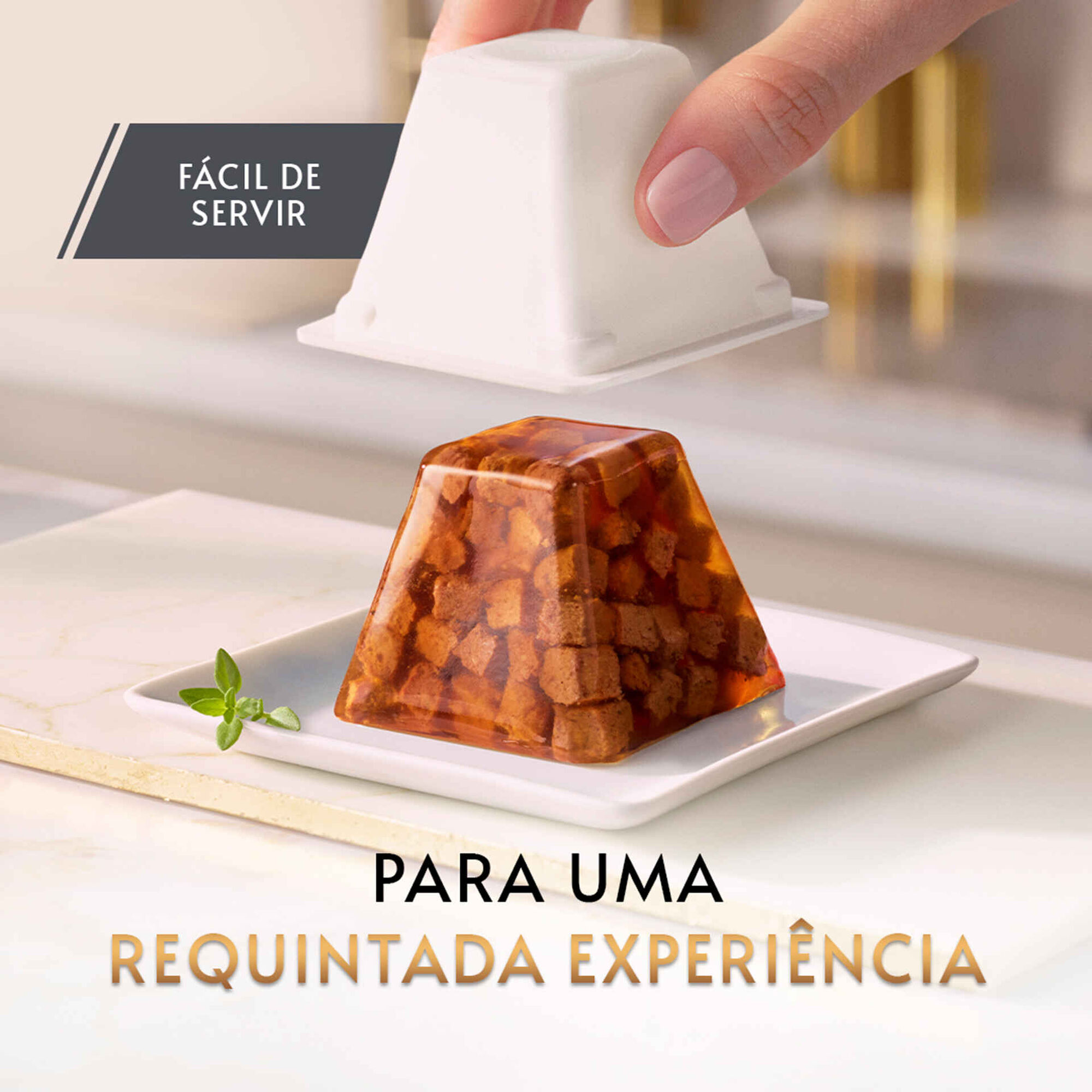 Comida H&uacute;mida para Gato Adulto Finos Peda&ccedil;os em Gelatina Frango