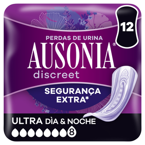 Pensos Incontinência Discreet Ultra Dia e Noite Ausonia Discreet