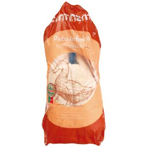 Pato Inteiro com Miúdos Congelado Continente