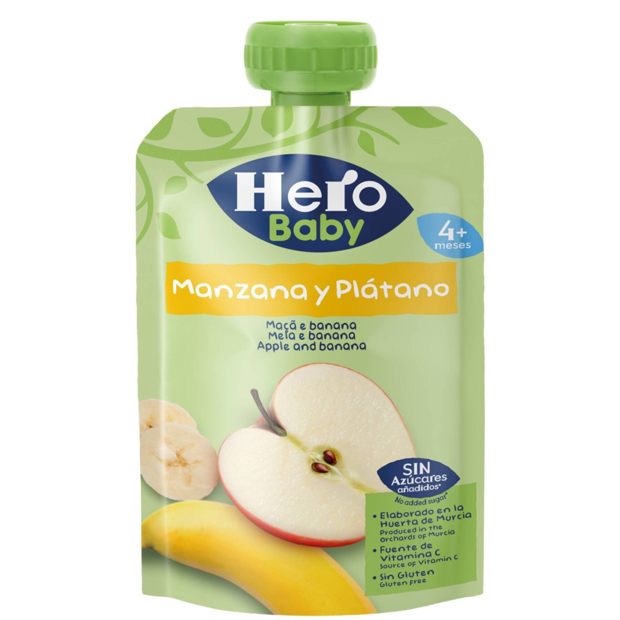 Saqueta de Fruta Maçã e Banana +4M
