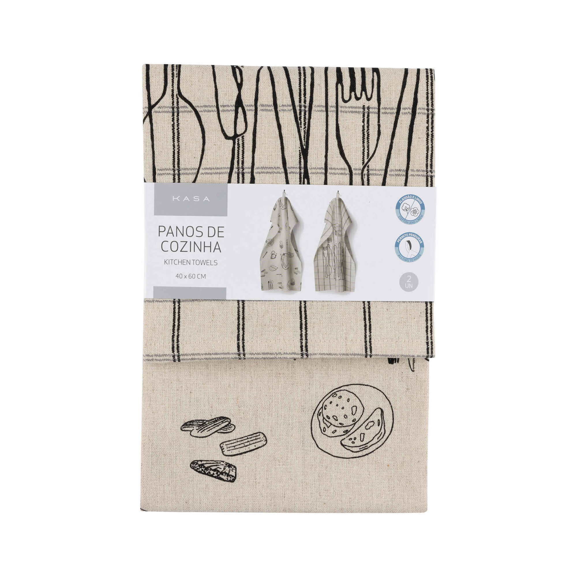 Conjunto 2 Panos Cozinha Kitchen