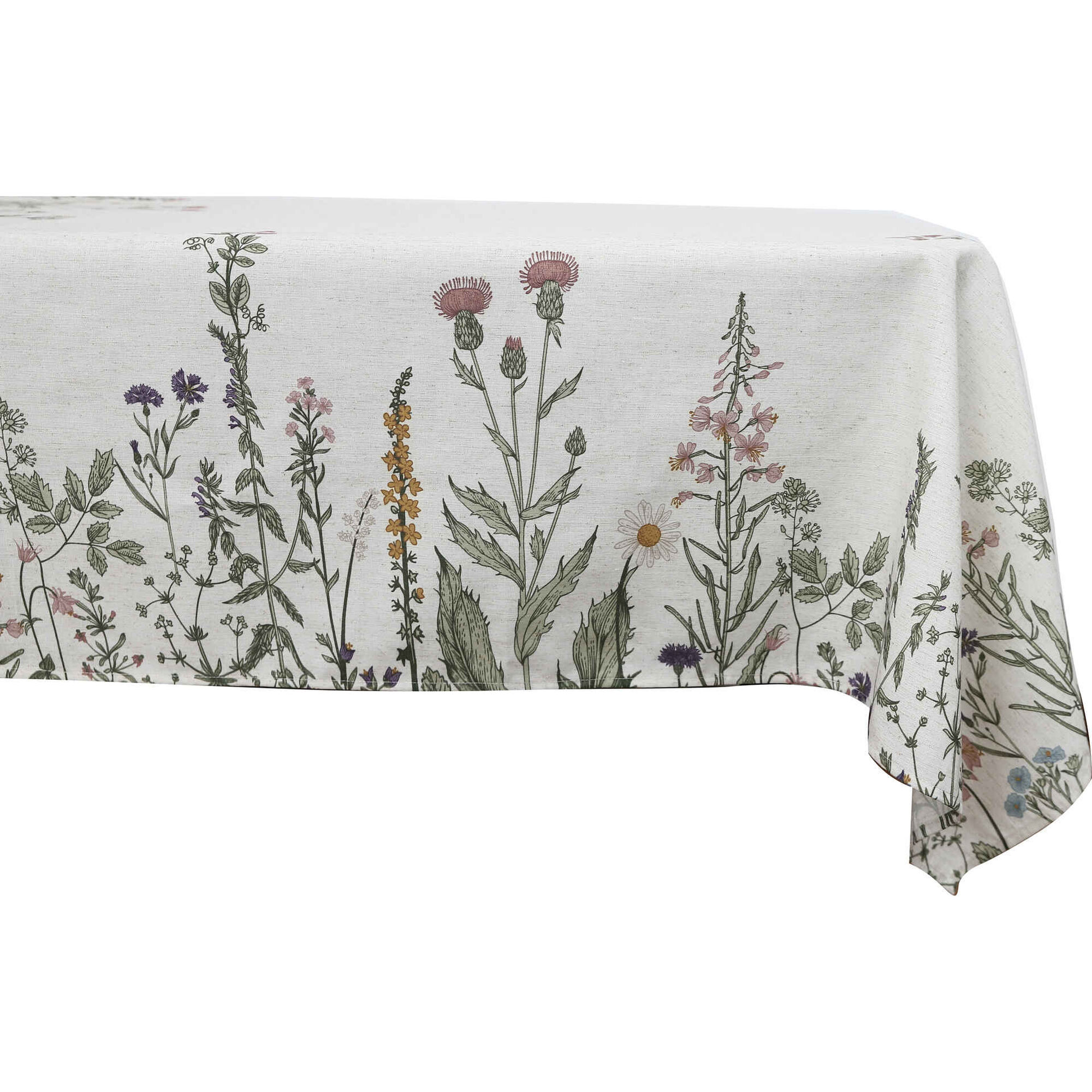 Toalha de Mesa 200x150cm Silvestre Deep Moss Kasa
