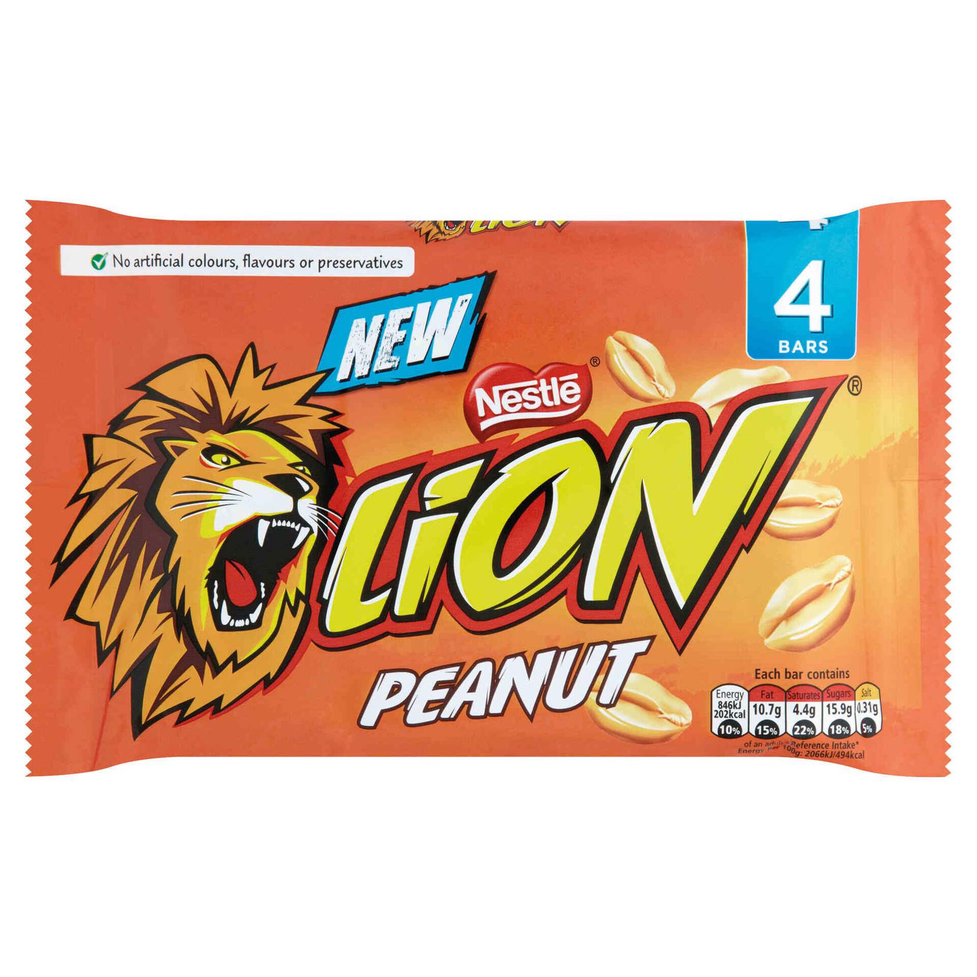 Snack de Chocolate de Leite com Amendoim Lion Snack de Chocolate de Leite com Amendoim Lion