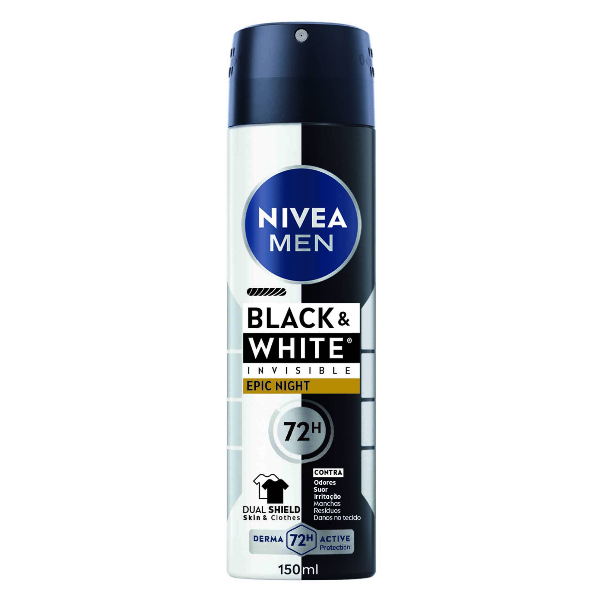 Desodorizante Spray Black&White Epic Night Nivea Men