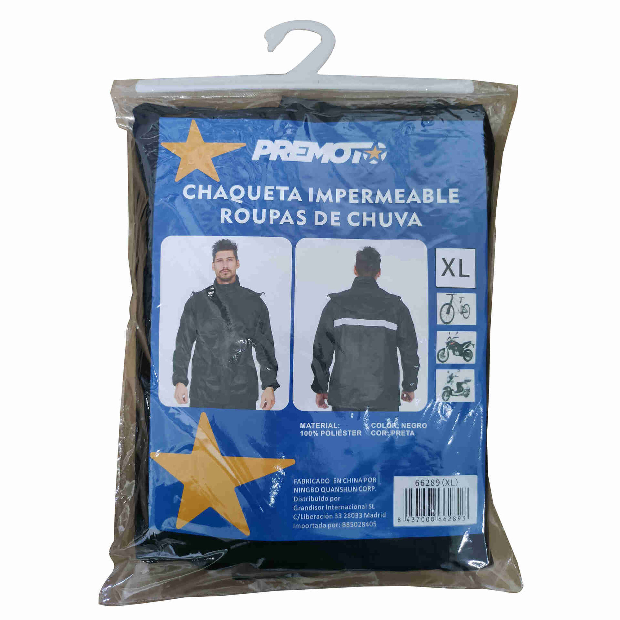 Impermeável para Chuva Tam. XL