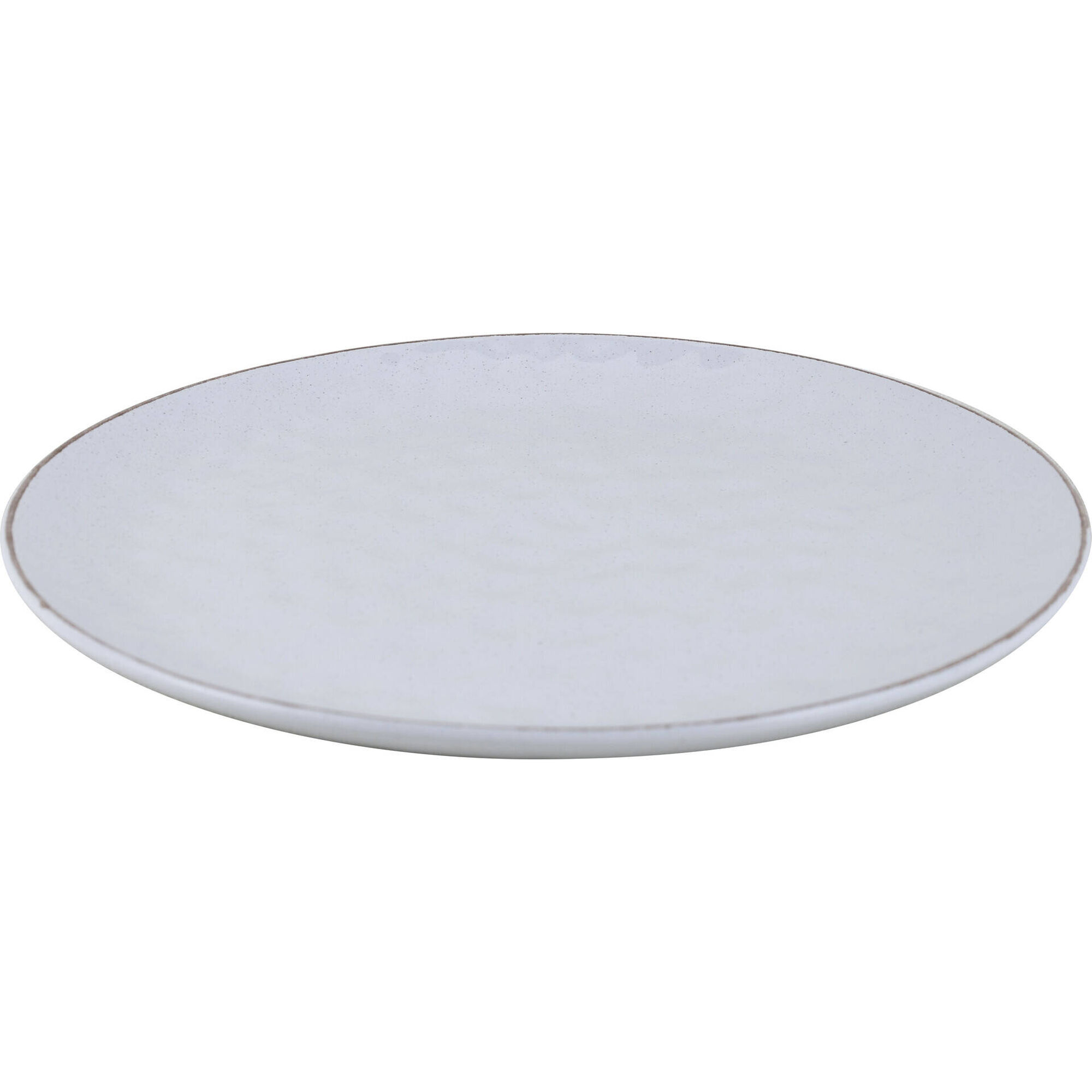 Prato Raso Martelado Branco Kasa