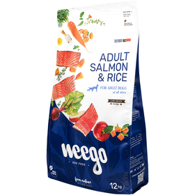 Ra&ccedil;&atilde;o para C&atilde;o Adulto Low Grain Salm&atilde;o e Arroz Weego