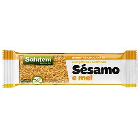 Barra de S&eacute;samo e Mel sem Gl&uacute;ten Salutem