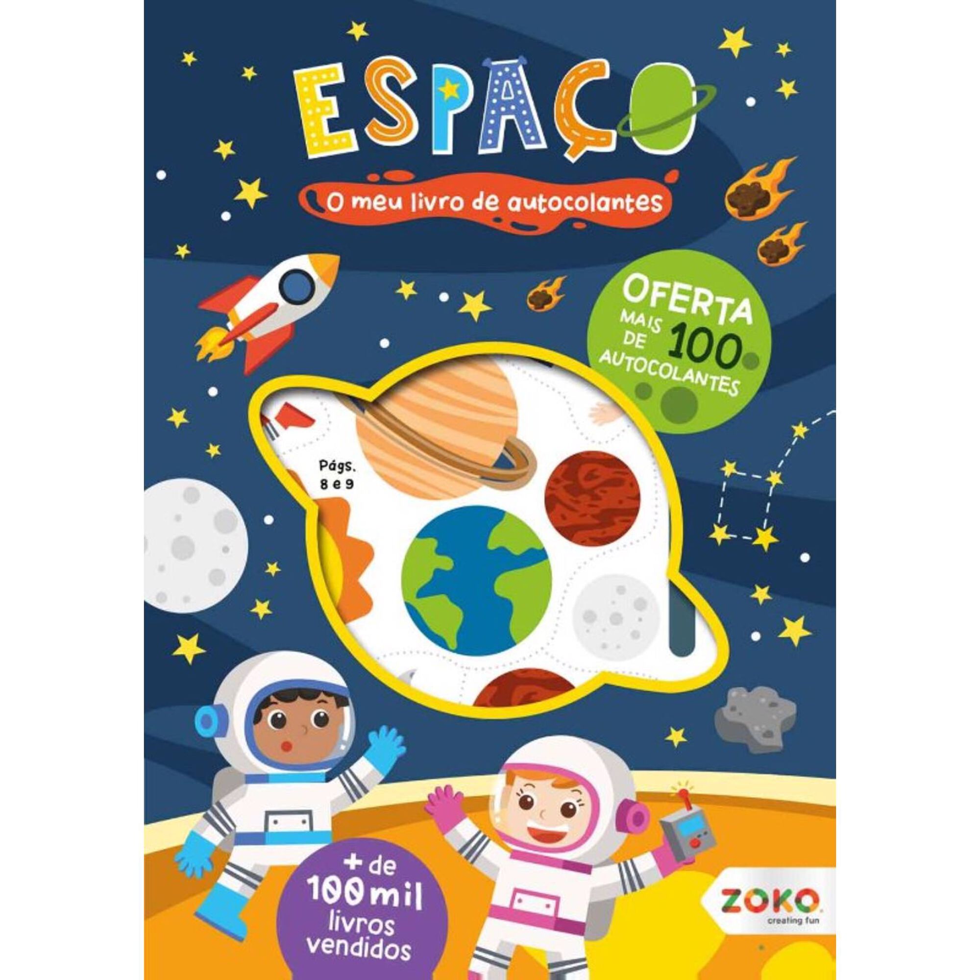 O Meu Livro de Autocolantes - O Espa&ccedil;o