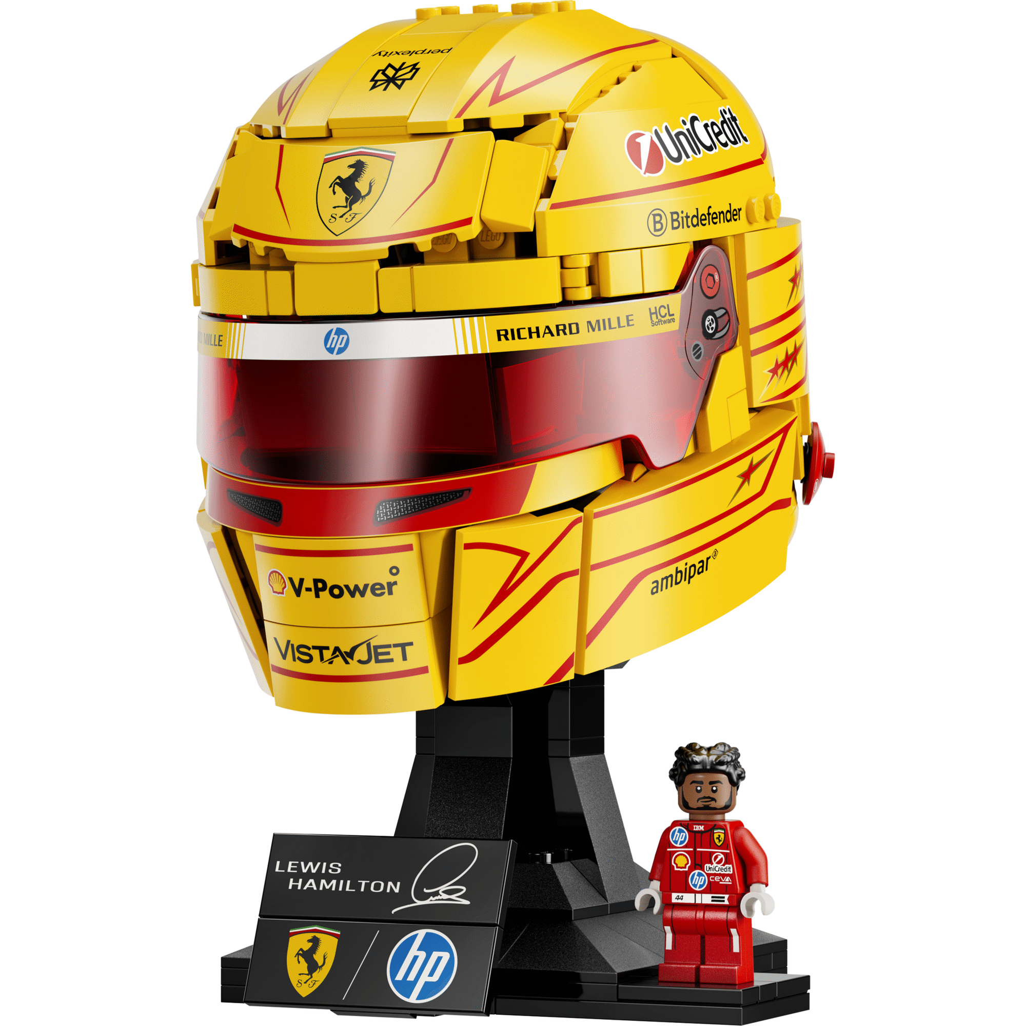 LEGO - Capacete Scuderia Ferrari HP de Lewis Hamilton - 43022