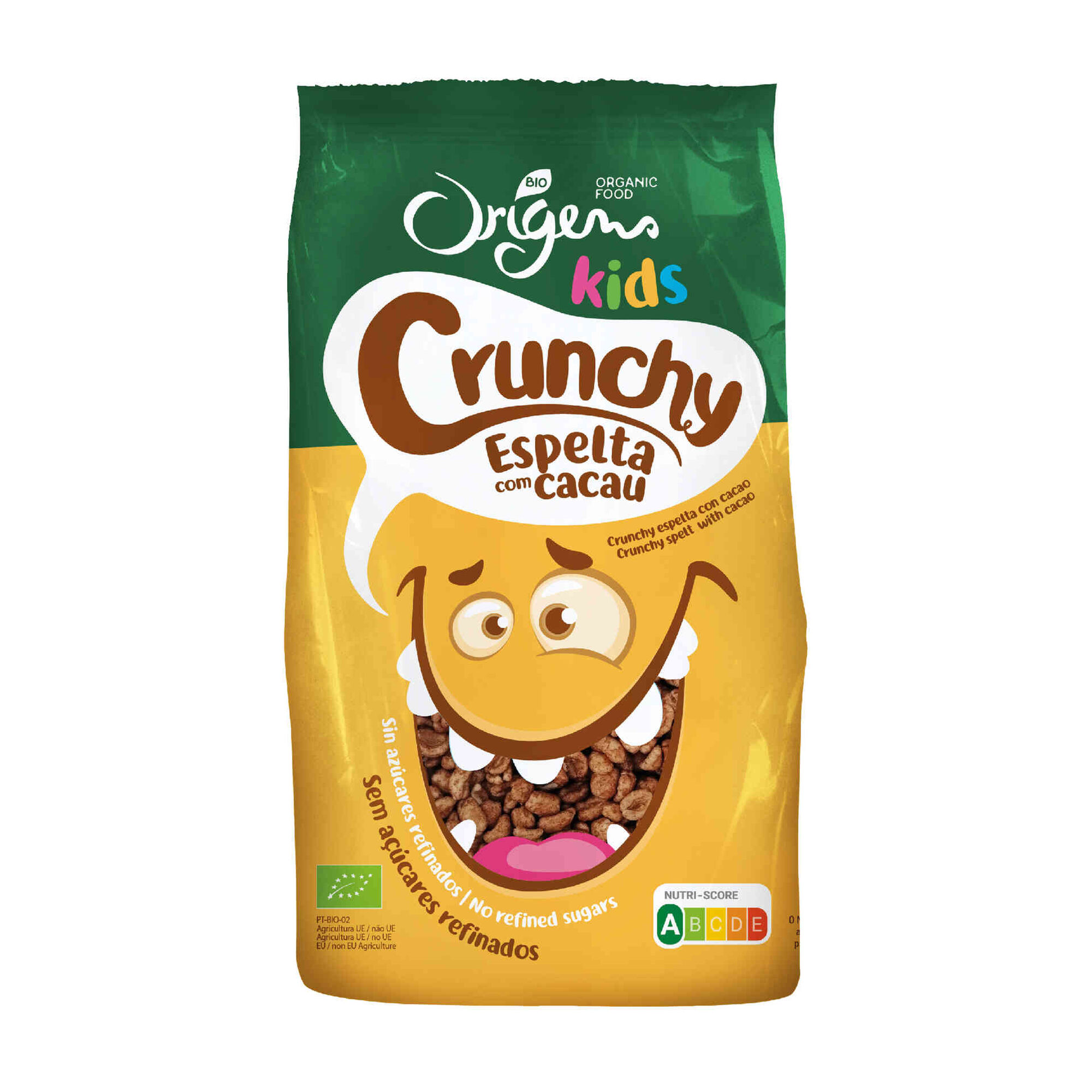 Cereais Crunchy Kids Espelta com Cacau