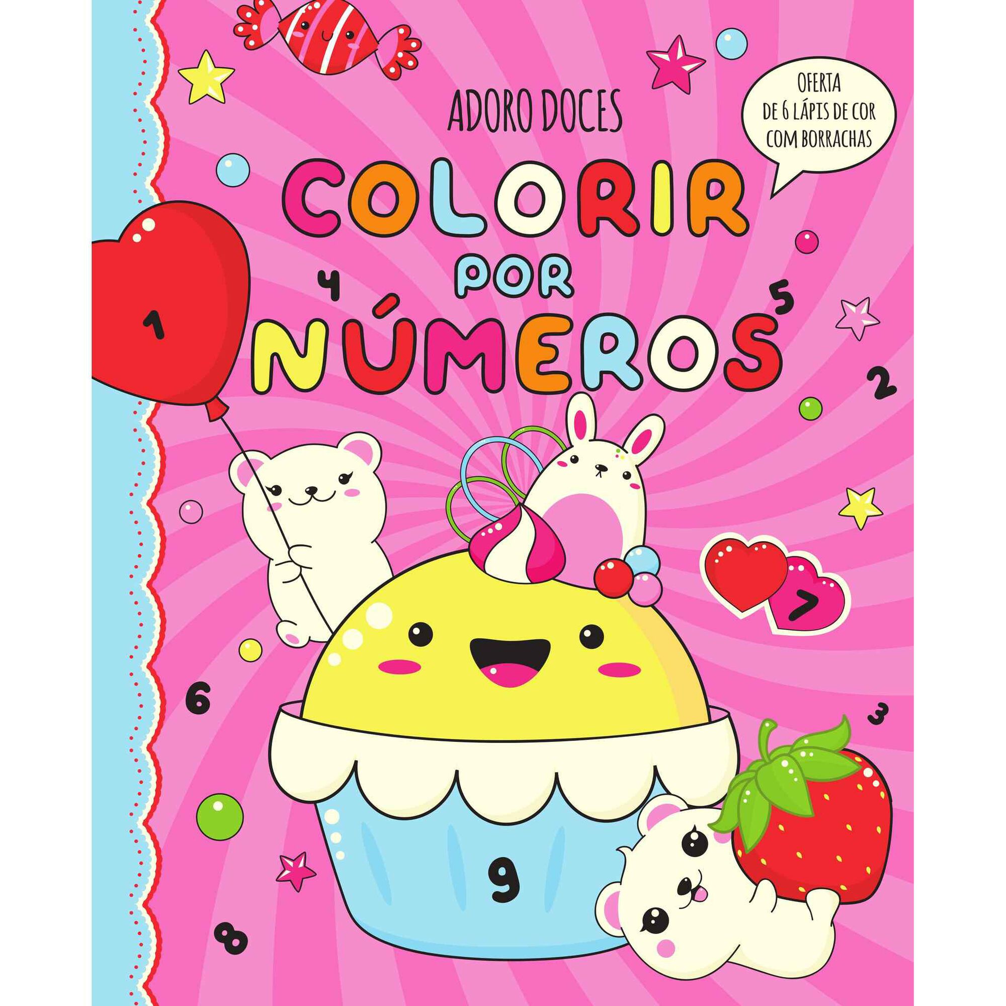 Adoro Doces - Colorir por N&uacute;meros