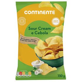 Batata Frita Ondulada Sabor Sour Cream