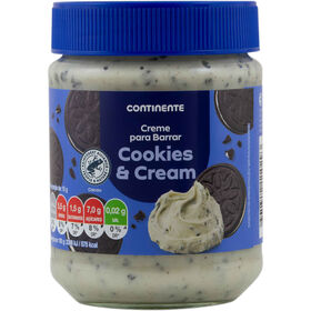 Creme para Barrar Cookies & Cream Continente