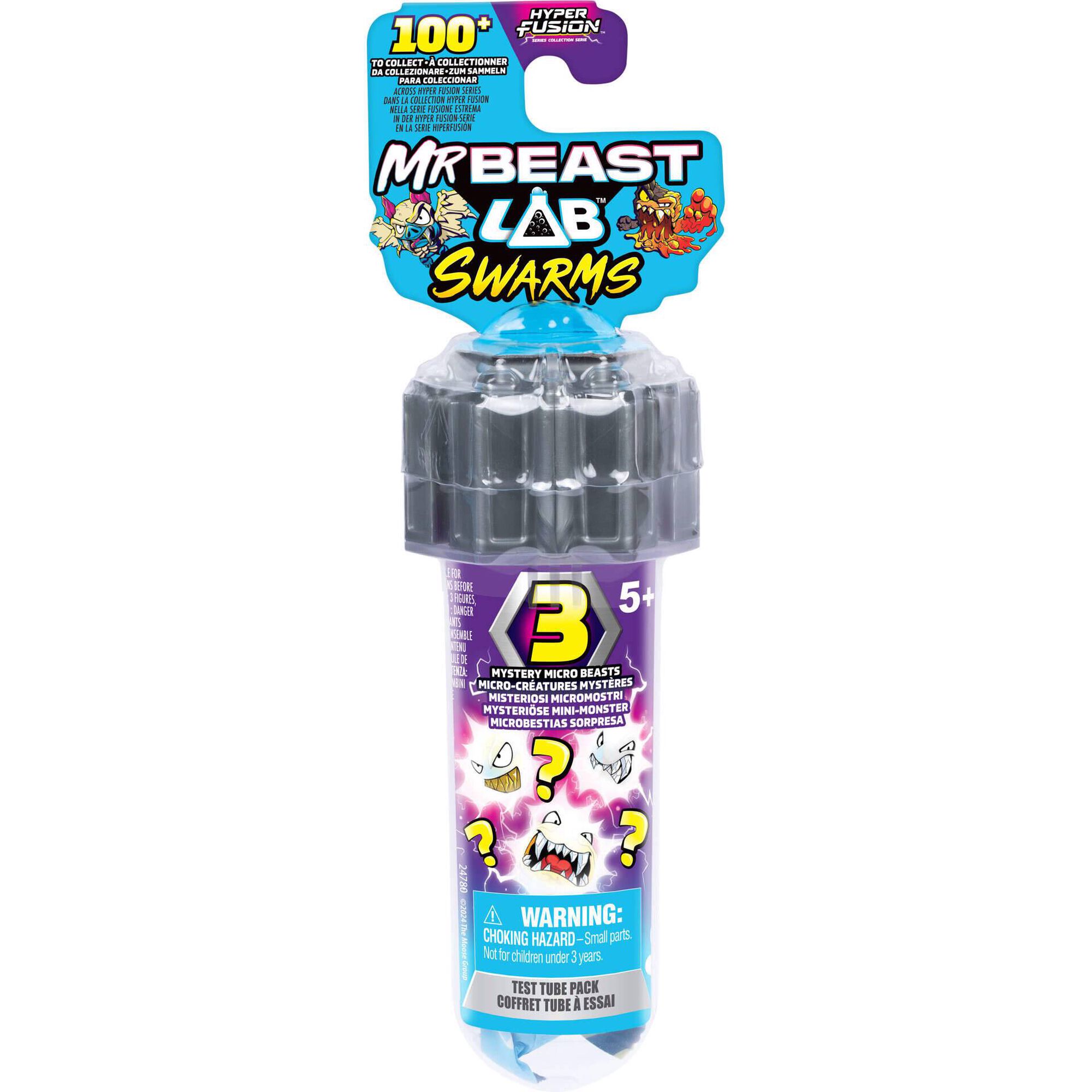 Pack 3 Figuras Mr. Beast Lab Swarms Hyper Fusion