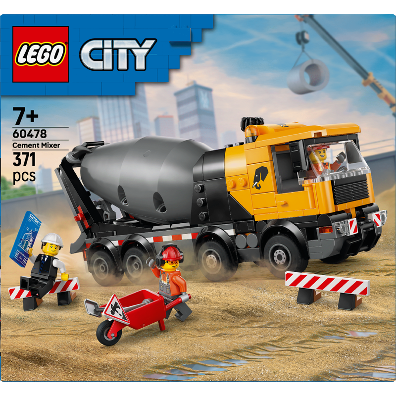 LEGO City - Camião com Betoneira - 60478