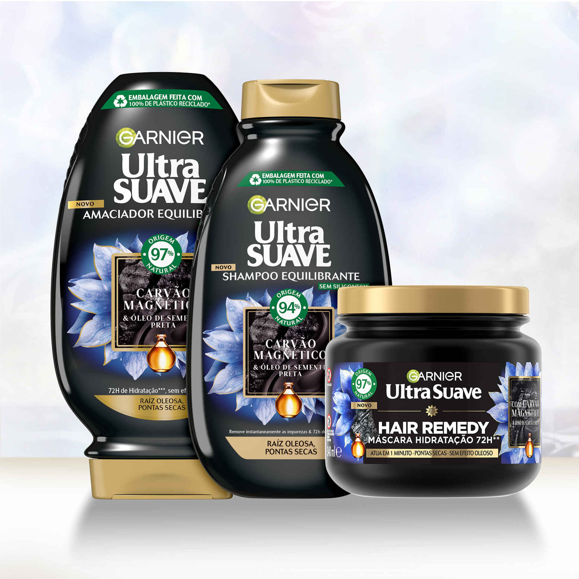 Rotina Cabelo Ultra Suave Carvão Rotina Cabelo Ultra Suave Carvão