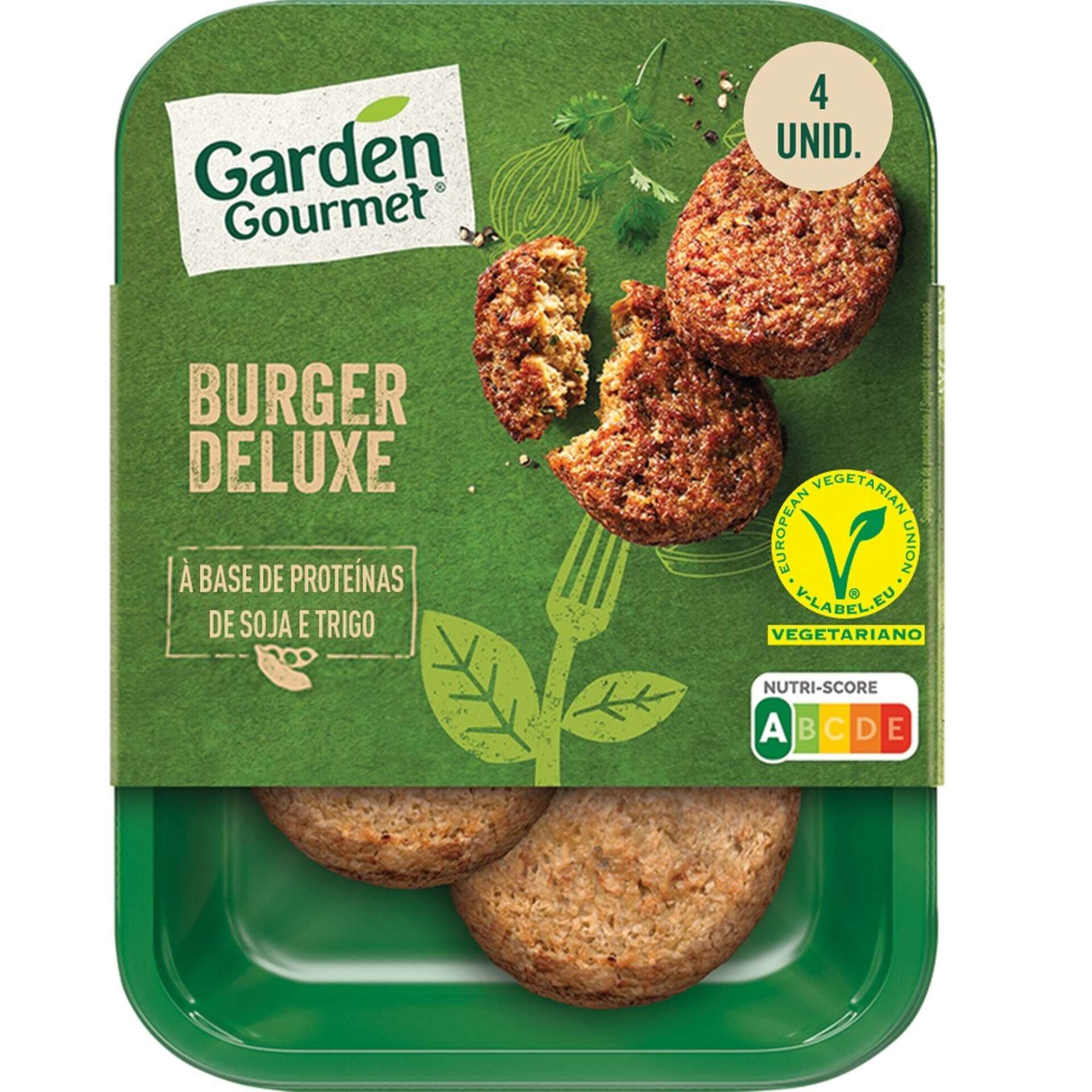 Hambúrguer Deluxe de Proteína Vegetal Hambúrguer Deluxe de Proteína Vegetal