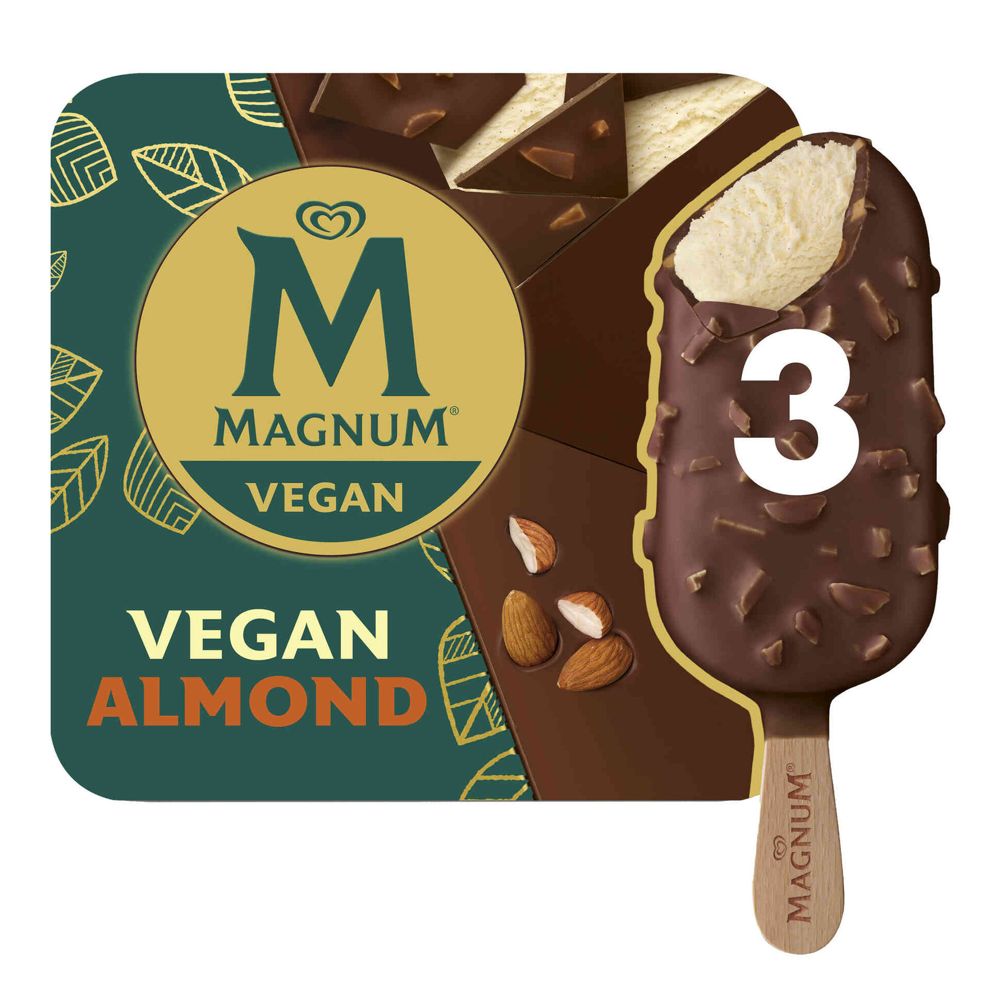 Gelado Amêndoa Vegan