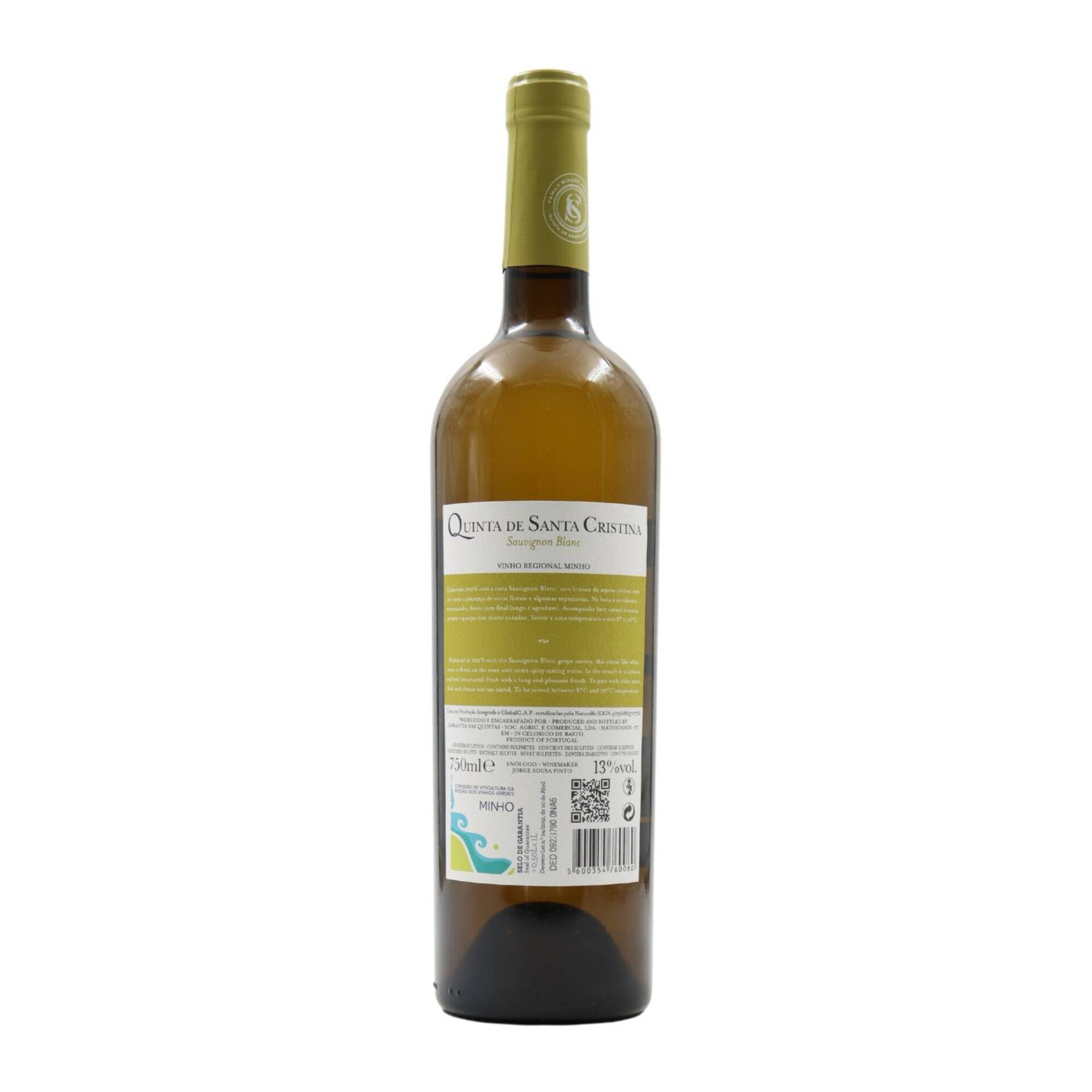 Quinta De Santa Cristina Sauvignon Blanc Vinho Verde Branco