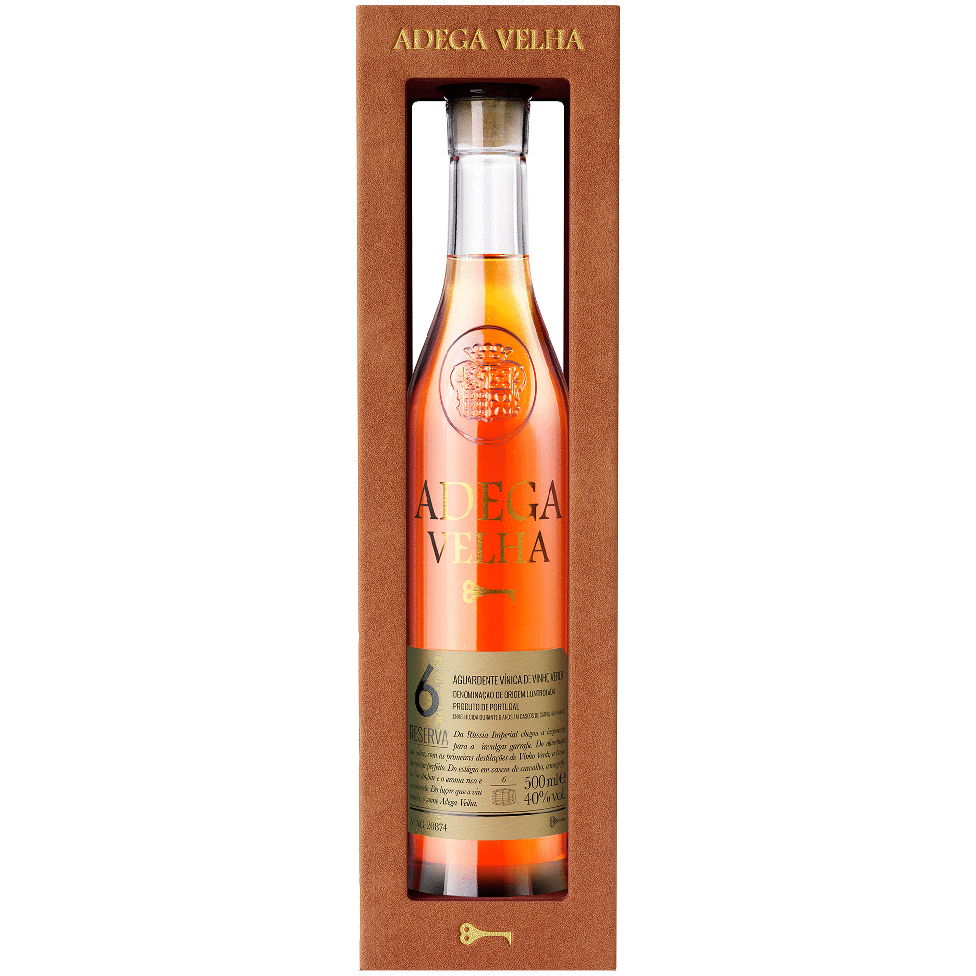 Aguardente Adega Velha Reserva 6 Anos