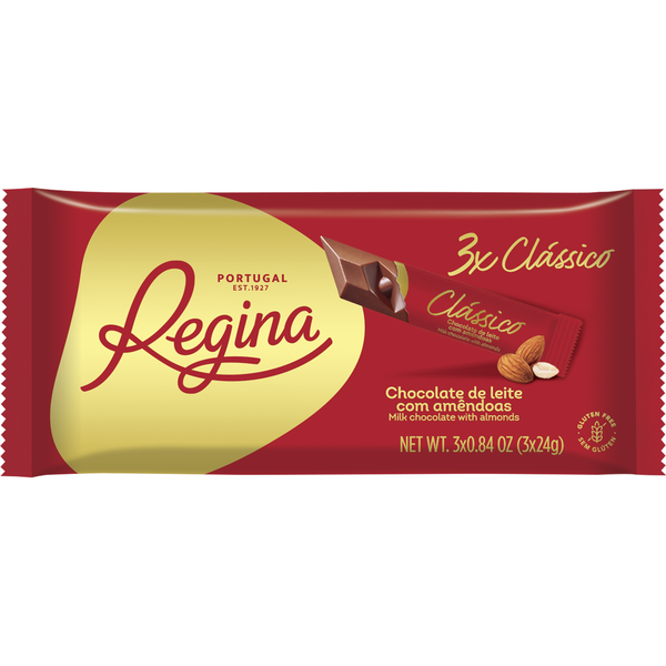 Snacks Chocolate Leite Classic Tripack Regina